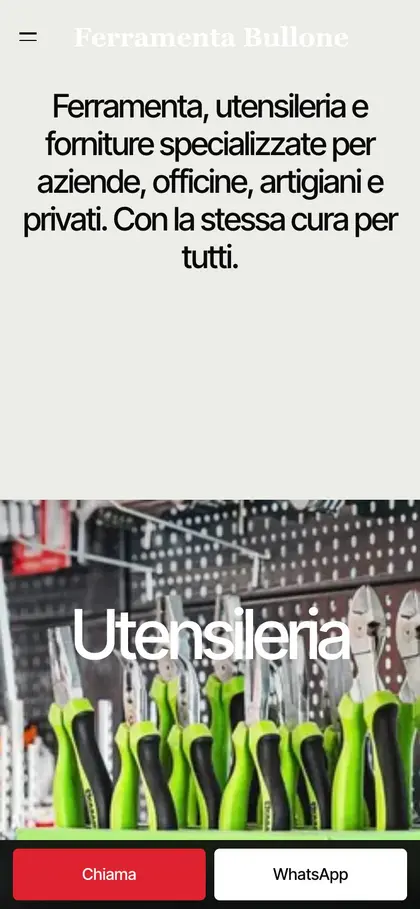 Ferramenta Bullone, schermata 2 dell'anteprima