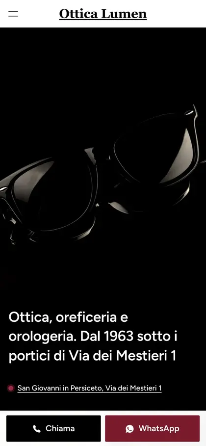 Ottica Lumen, schermata 1 dell'anteprima
