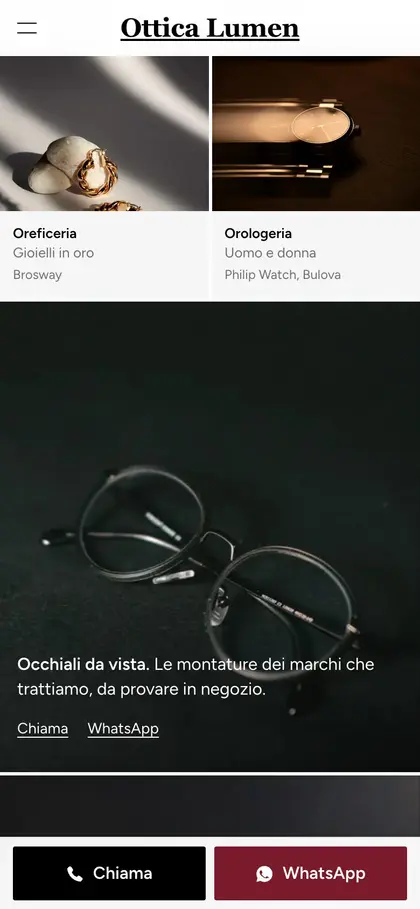 Ottica Lumen, schermata 2 dell'anteprima