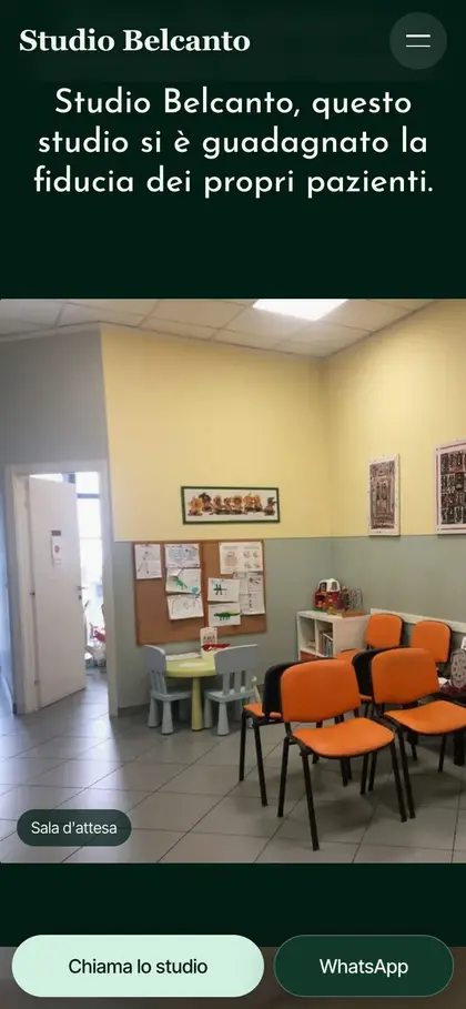 Studio Belcanto, schermata 2 dell'anteprima